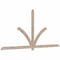 Ekena Millwork Redmond Smooth Timber Gable Bracket, Douglas Fir, 108"W x 49"H x 1 1/2"D x 3 1/2"F, 11/12 Pitch GBW108X49X0204RED00SDF - alternate 4